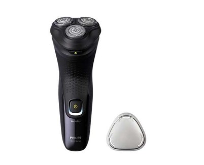 Philips Serie 3000X Afeitadora Inalambrica - Autonomia hasta 40min - Cuchillas Autoafilables - Tapa Protectora - Recargable - Cabezales 3D Flotantes - Color Negro