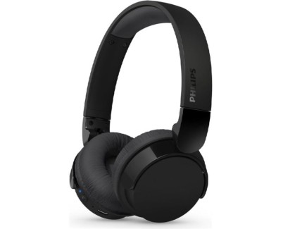 Philips TAH3209 Auriculares Inalambricos On?Ear - Bluetooth 5.3 - Hasta 25h de Reproduccion - Microfono con Reduccion de Ruido - Dise&ntilde;o Plegable y Ligero con Almohadillas de Espuma Viscoelastica - Color Negro