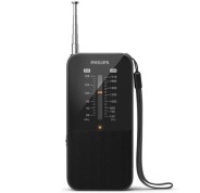 Philips TAR1509 Radio Portatil FM/AM Analógica - Sintonizacion Manual con Antena Telescopica - Indicador LED de Señal - Funcionamiento con 2 Pilas AAA - Puerto Jack 3.5mm para Auriculares