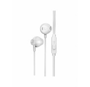 Philips TAUE101 Auriculares In?Ear con Microfono - Sonido de Graves Bass Sound - Controladores 14.2mm con Iman Neodimio - Sensibilidad 106dB - Cable 1.2m con Jack 3.5mm - Color Blanco