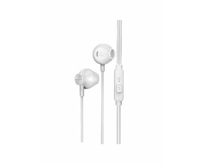 Philips TAUE101 Auriculares In?Ear con Microfono - Sonido de Graves Bass Sound - Controladores 14.2mm con Iman Neodimio - Sensibilidad 106dB - Cable 1.2m con Jack 3.5mm - Color Blanco