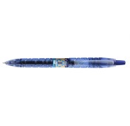 Pilot Boligrafo de Bola Retractil B2P Gel BeGreen - Tinta de Gel - Punta 0.7mm - Trazo 0.32mm - 89,8% de Plastico Reciclado - Recargable - Color Azul