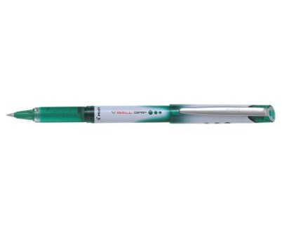 Pilot Boligrafo de Tinta Liquida V Ball Grip 05 - Punta de Bola Conica 0.5mm - Trazo 0.3mm - Grip de Goma - Color Verde