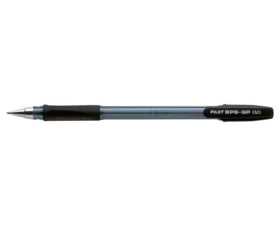 Pilot BPS-GP Boligrafo de Bola - Punta Mediana de 1mm - Trazo de 0.4mm - Recargable - Color Negro