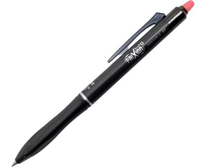 Pilot Frixion Ball Plus Boligrafo Borrable - Punta de 0.7mm y Trazo de 0.35mm - Recargables - 80% de Plastico Reclclado - Color Rojo