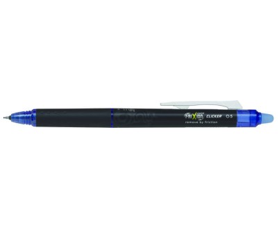 Pilot Frixion Point Clicker 0.5 Boligrafo Retractil de Tinta Termosensible - Borrable - Punta Fina 0.5mm - Trazo 0.25mm - Grip De Agarre - Color Azul