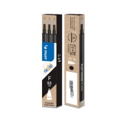 Pilot Pack de 3 Recambios para Frixion Ball / Frixion Clicker - Tinta Gel Borrable - Punta de Bola 0.5mm - Trazo 0.3mm - Color Negro