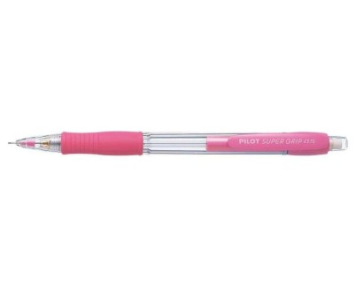 Pilot Portaminas SuperGrip H185 - Trazo 0.5mm - Mina HB - Cuerpo Rosa