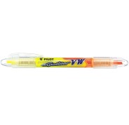Pilot Rotulador Marcador Spotliter VW - Dos Colores - Fabricado a partir de Plastico Reciclado - Punta Biselada 3.60mm - Trazo de 3.30mm - Color Amarillo/Naranja