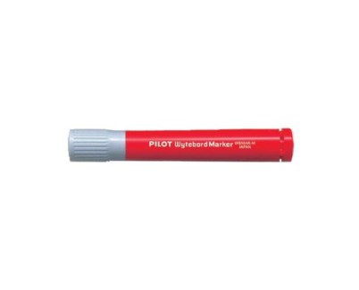 Pilot Rotulador para Pizarra Blanca - Punta Redonda de 4mm - Trazo de 1.8mm - Recargable - Tinta con Base de Alcohol - Borrable en Seco - Color Rojo