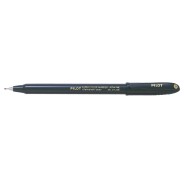 Pilot Super Color Rotulador Permanente Ultra Fino - Punta de Poliacetal 1mm - Libre de Xileno - Color Negro
