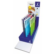 Pilot SuperGrip G 4 Colores Expositor con 20 Boligrafos de Bola Retractiles - Tinta con Base de Aceite - Cuerpo de Colores Surtidos