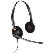 Plantronics/Poly EncorePro 520 Auriculares con Microfono - Conexion QD - Cancelacion de Ruido - Almohadillas Acolchadas - Color Negro