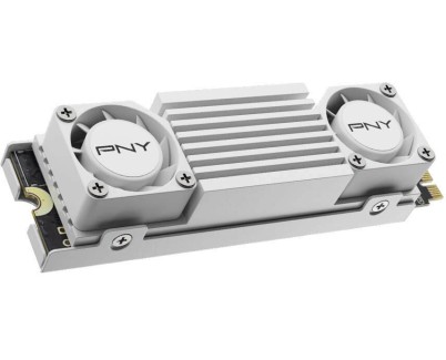PNY CS3150 Disco Duro Solido SSD M2 2TB NVMe PCIe Gen5 x4 con Disipador Termico - Color Blanco