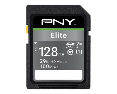 PNY Elite Tarjeta SDXC 128GB U1 V10 Clase 10