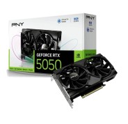 PNY GeForce RTX 5050 Tarjeta Grafica 8GB GDDR6 Dual Fan, 1X HDMI, 3X DisplayPorts