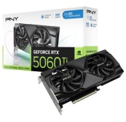 PNY GeForce RTX 5060 OC Tarjeta Grafica 8GB GDDR7 Overclocked, Dual Fan, 1X HDMI, 3X DisplayPorts