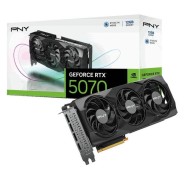 PNY GeForce RTX 5070 OC Tarjeta Grafica 12GB GDDR7 Overclocked, Triple Fan, 1X HDMI, 3X DisplayPorts