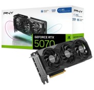 PNY GeForce RTX 5070 Tarjeta Grafica 12GB GDDR7 Triple Fan Reflex 2 AI NVIDIA DLSS4
