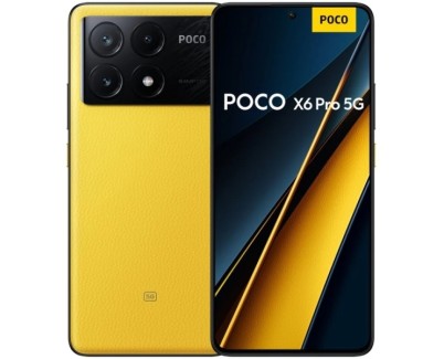Poco X6 Pro 5G Smartphone Pantalla AMOLED 6.67\" 1.5K - 12GB - 512GB - Camara Principal 64MP - Bateria 5000mAh - Admite Carga de 67W - Color Amarillo