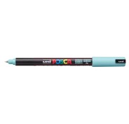Posca PC-1MR Marcador de Pintura - Punta Tipo Roller 0.7mm - Tinta Pigmentada Base al Agua - Resistente a la Luz - Color Verde Marino