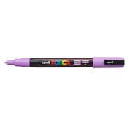 Posca PC-3M Marcador de Pintura Base al Agua - Punta de Poliester Conica 0.9-1.3mm - Ancho de Trazo 0.9-1.3mm - No Permanente - Resistente a la Luz - Inodoro - Ideal para Carteleria y Decoracion - Color Lavanda