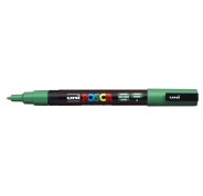 Posca PC-3M Marcador de Pintura - Punta de Poliester Conica 0.9-1.3mm - Tinta Base al Agua - Resistente a la Luz - Color Verde