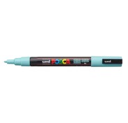 Posca PC-3M Marcador de Pintura - Punta de Poliester Conica 0.9-1.3mm - Tinta Base al Agua - Resistente a la Luz - No Permanente - Ideal para Carteleria y Decoracion - Color Verde Marino