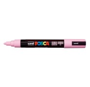 Posca PC-5M Marcador de Pintura - Punta de Bala 1.8-2.5mm - Tinta Base al Agua - Resistente a la Luz - Color Rosa Claro