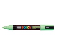 Posca PC-5M Marcador de Pintura - Punta de Bala 1.8-2.5mm - Tinta Base al Agua - Resistente a la Luz - No Permanente - Color Verde Claro