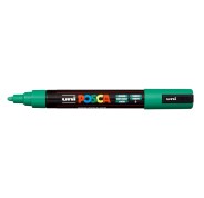 Posca PC-5M Marcador de Pintura - Punta de Bala 1.8-2.5mm - Tinta Base al Agua - Resistente a la Luz - No Permanente - Color Verde
