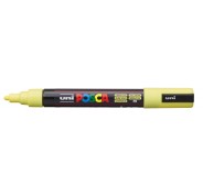 Posca PC-5M Marcador de Pintura - Punta de Poliester 1.8-2.5mm - Tinta Base al Agua - Resistente a la Luz - Color Amarillo Sol
