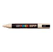 Posca PC-5M Marcador de Pintura - Punta de Poliester 1.8-2.5mm - Tinta Base al Agua - Resistente a la Luz - Color Beige