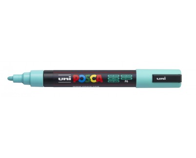 Posca PC-5M Marcador de Pintura - Punta de Poliester 1.8-2.5mm - Tinta Base al Agua - Resistente a la Luz - No Permanente - Color Verde Marino
