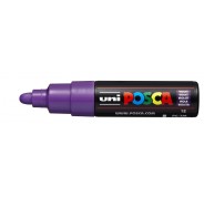 Posca PC-7M Marcador de Pintura - Punta de Bala 4.5-5.5mm - Tinta Base al Agua - Resistente a la Luz - No Permanente - Color Violeta