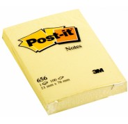 Post-it Bloc de 100 Notas Adhesivas Removibles Canary Yellow 51x76mm - Papel con Certificacion PEFC - 7100172750 - Color Amarillo Claro