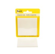 Post-It Bloc de 36 Notas Transparentes - Forma Cuadrada - 73x73mm - Color Transparente