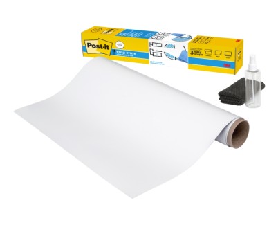 Post-It Easy Erase Pizarra Adhesiva - Forma Rectangular - 91.4x121.9cm - Color Blanco