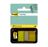 Post-it Index Dispensador con 50 Marcadores Reposicionables 25.4 x 43.2mm - Adherencia Firme - Para Marcar, Señalar o Destacar Informacion - 7100102671 - Color Amarillo