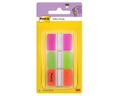 Post-It Index Dispensador con 66 Marcadores Reposicionables - Forma Rectangular - Colores Surtidos