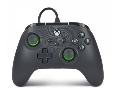 PowerA Mando con Cable Advantage para Xbox Series X|S -  Green Hint