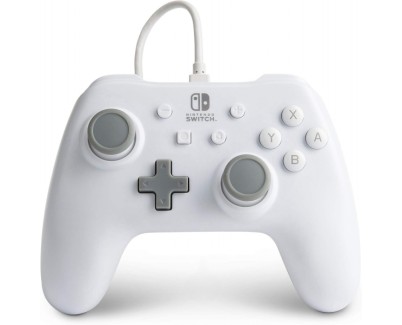 PowerA Mando con Cable para Nintendo Switch - Color Blanco