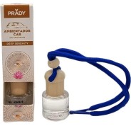 Prady Ambientador Coche Deep Serenity - Frasco de Cristal 6 ml y Cuerda para Espejo Retrovisor