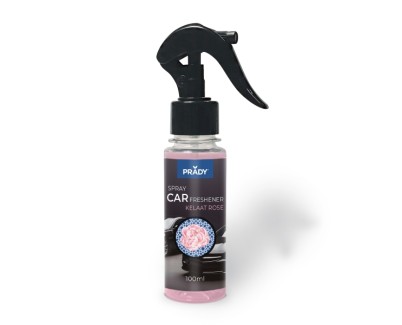 Prady Ambientador Coche Kelaat Rose - Frasco de 100 ml - Spray Pulverizador