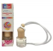 Prady Ambientador Coche Piruleta - Frasco de Cristal 6 ml y Cuerda para Espejo Retrovisor