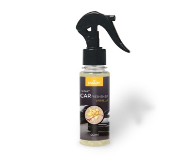 Prady Ambientador Coche Vainilla - Frasco de 100 ml - Spray Pulverizador
