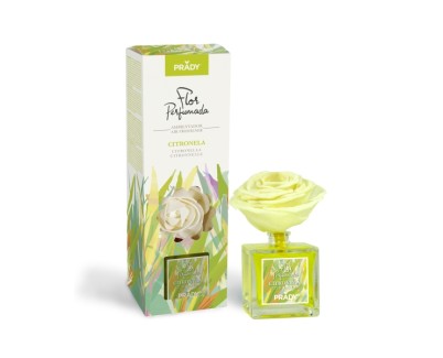 Prady Ambientador Flor Perfumada Citronela - Frasco de Cristal 90ml