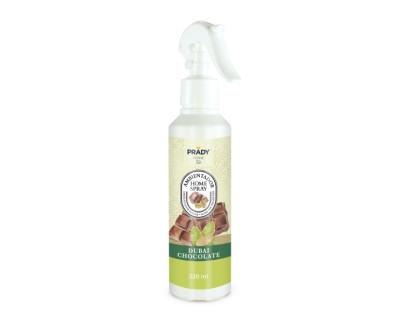 Prady Ambientador Home Spray Chocolate de Dubai - Frasco de 220 ml - Spray Pulverizador