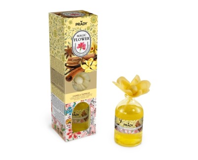 Prady Ambientador Magic Flower Canela Vanille - Frasco de Cristal 100ml