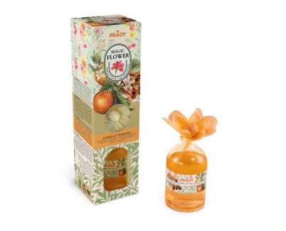 Prady Ambientador Magic Flower Canela y Naranja - Frasco de Cristal 100ml